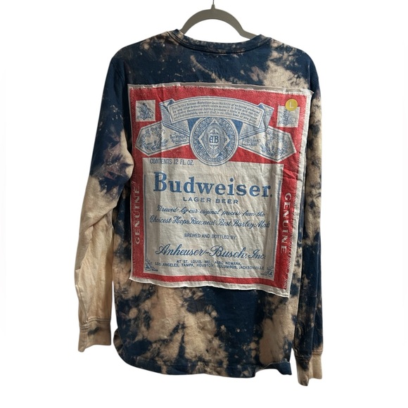 BUDWEISER classic custom original ONE OF A KIND tee creation by Rachelle
